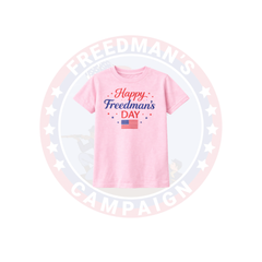 Next Generation Happy Freedman's Day Statement Tee
