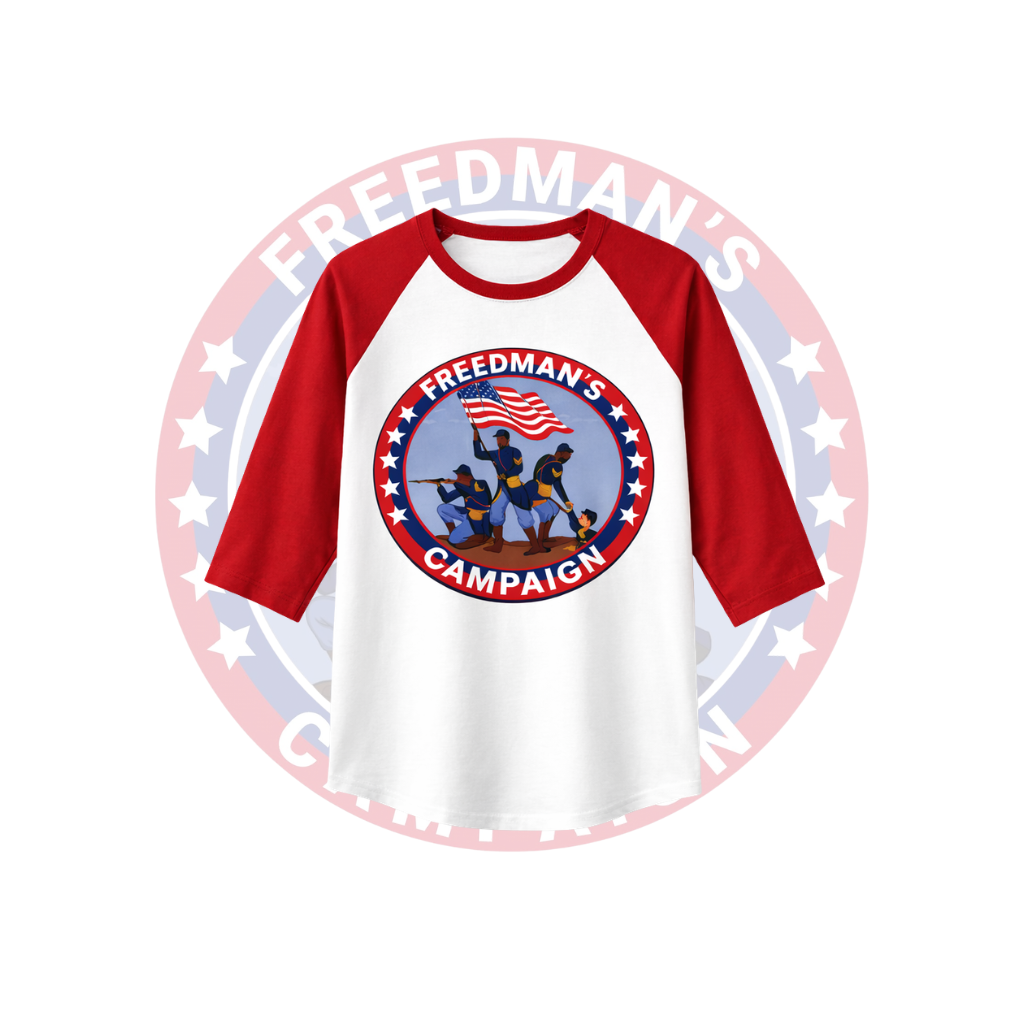 Freeman’s 3/4 sleeve raglan shirt