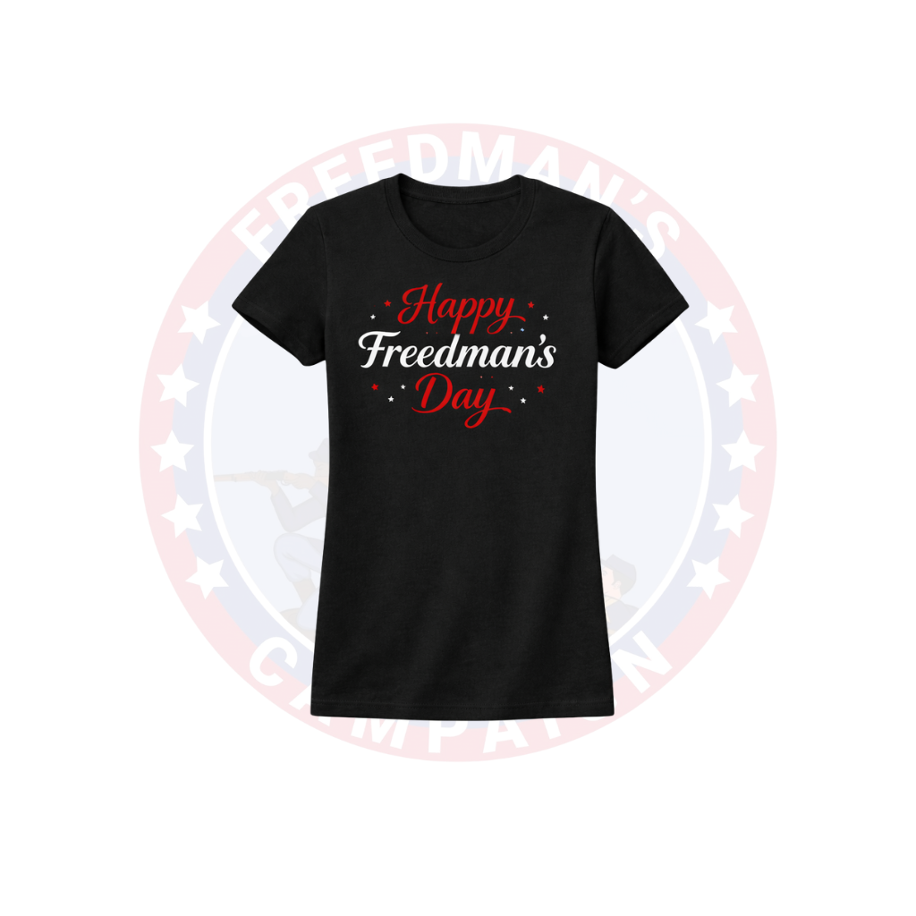 Women's Happy Freedman's Day Slim-Fit Tee