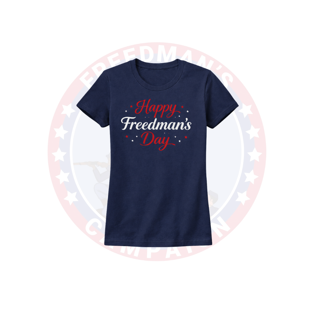 Women's Happy Freedman's Day Slim-Fit Tee