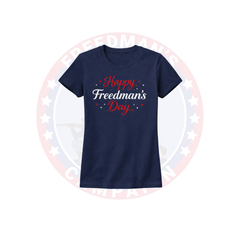 Women's Happy Freedman's Day Slim-Fit Tee