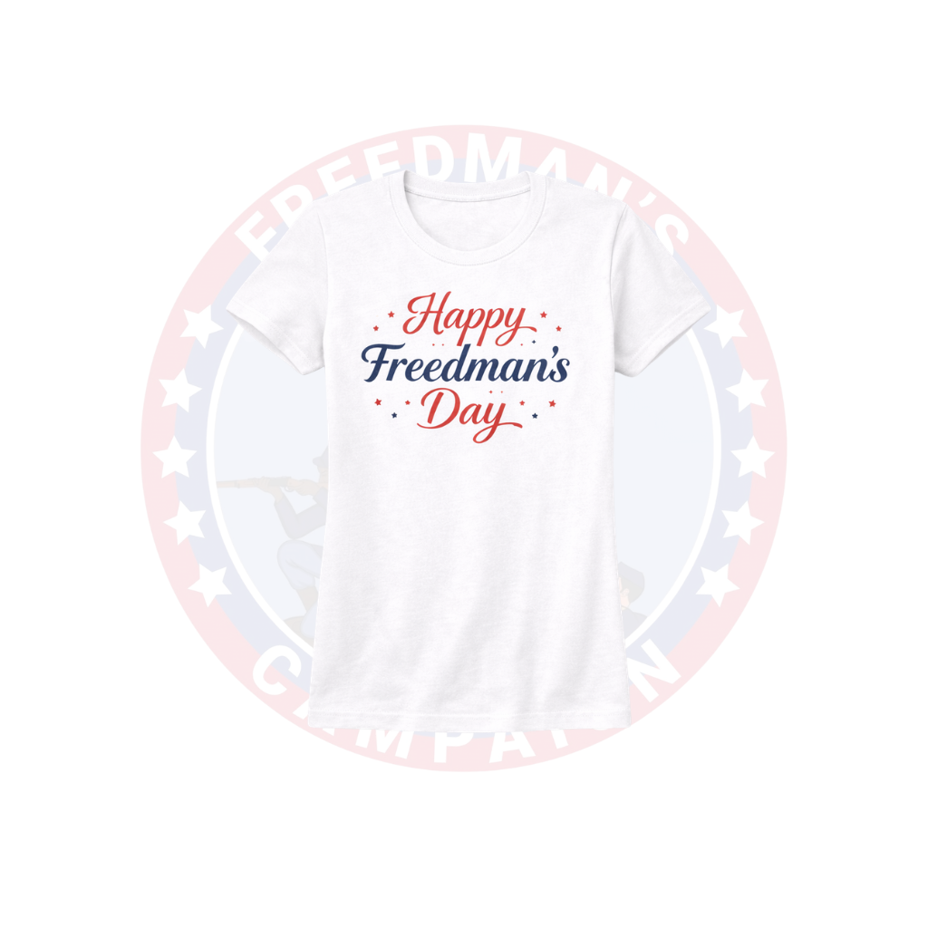 Women's Happy Freedman's Day Slim-Fit Tee