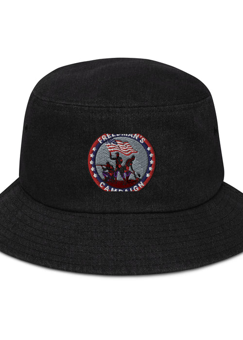 Denim bucket hat