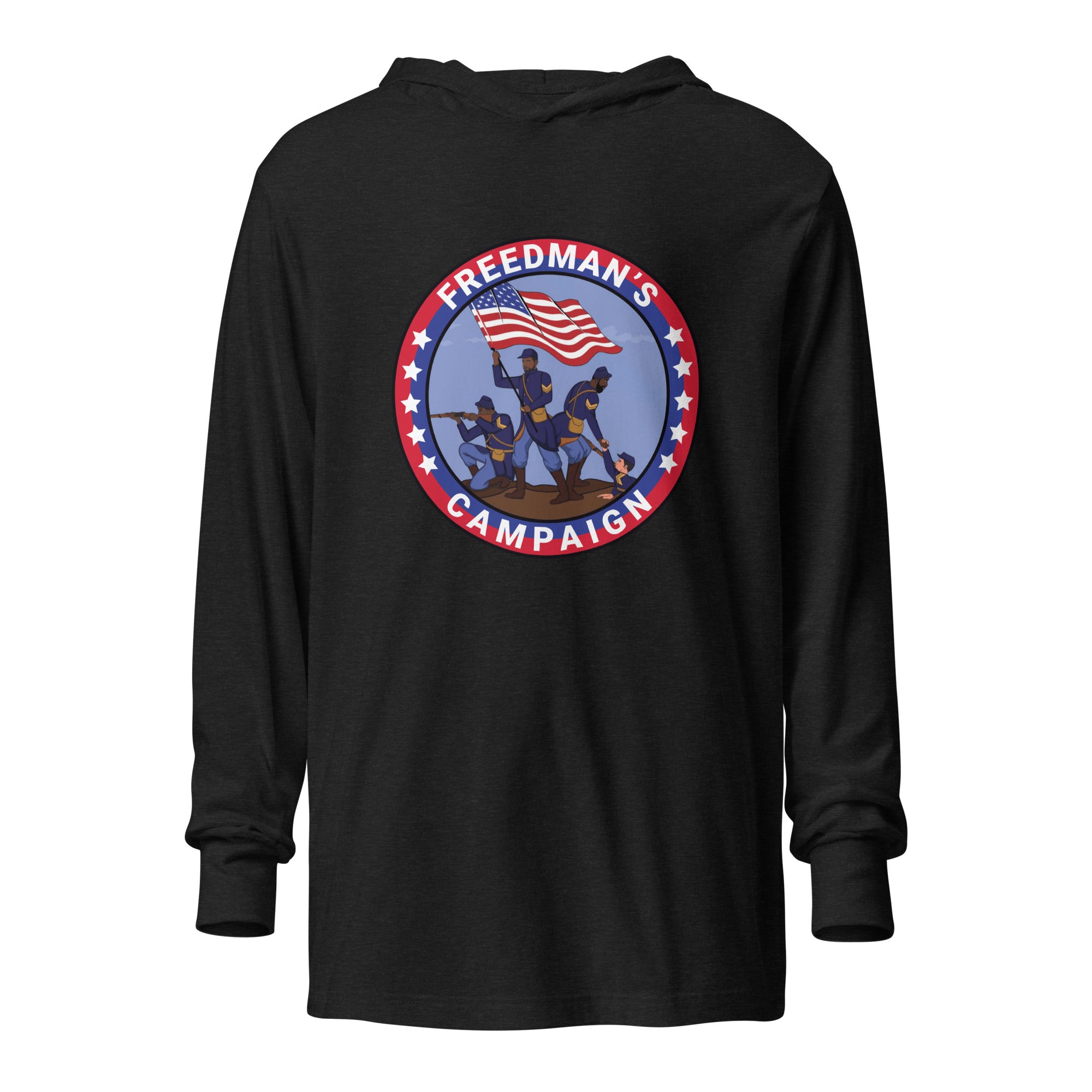 Hooded long-sleeve tee