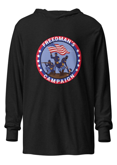 Hooded long-sleeve tee